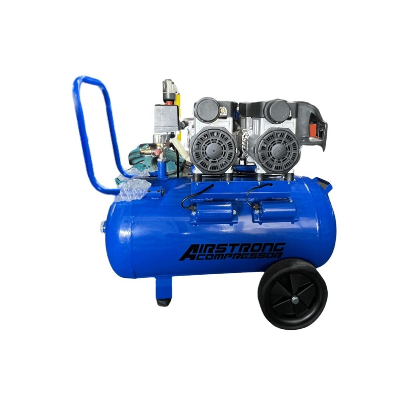 Airstrong 3HP 50L 230V Oil Free & Silent Air Compressor #GDG30-2-50L (2 Pump Head)  | Model: GDG30-2-ASME