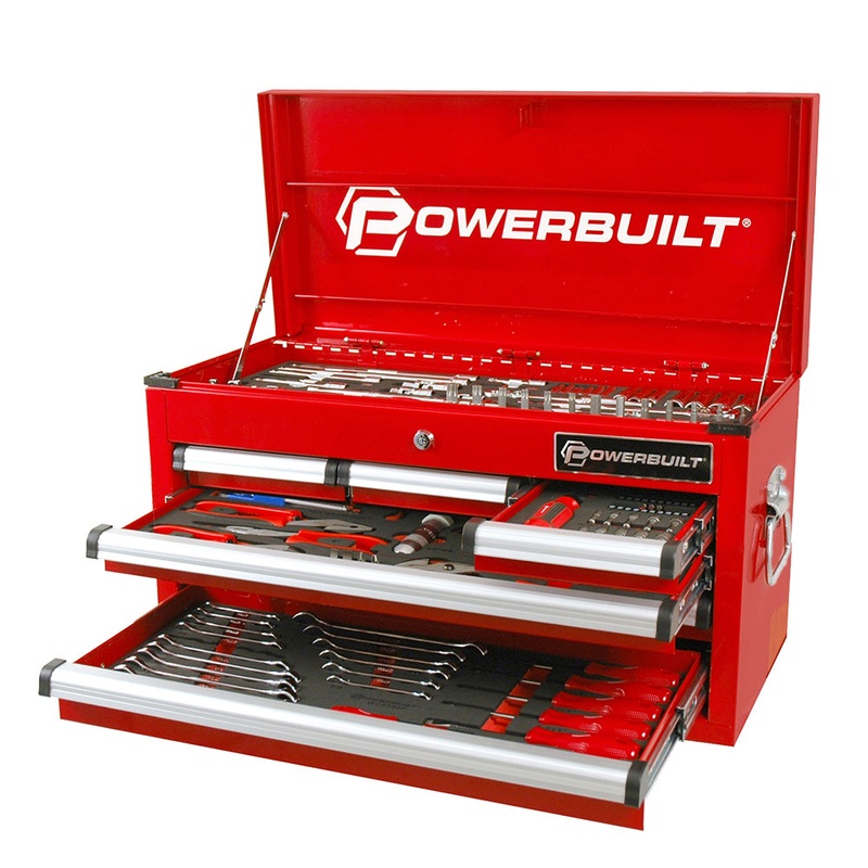 Powerbuilt 189pc 6Dr Tool Chest & Tools – Red Series Default