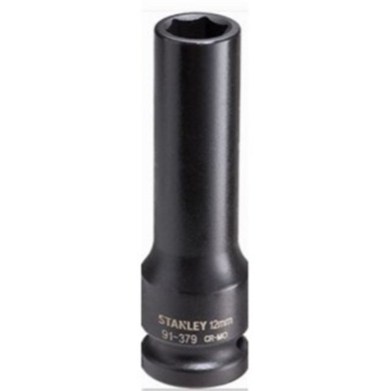 Stanley 1/2″ Dr. Deep Impact Socket 6pt (Metric) | Model : STMT87500-8B