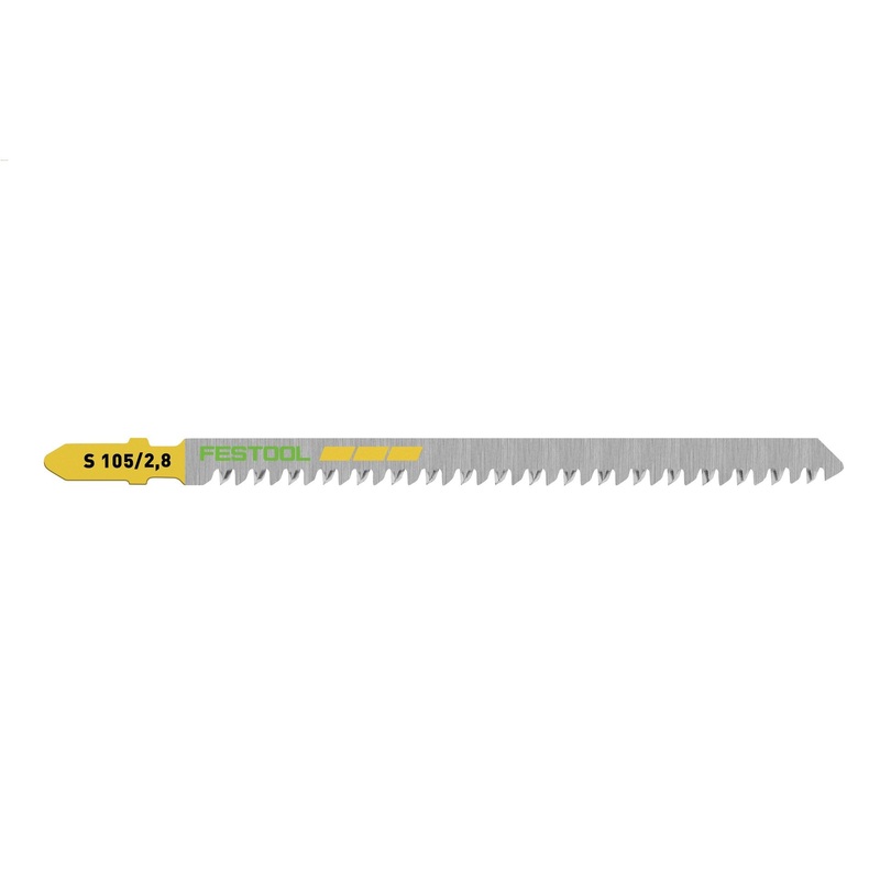Straight Cut Jigsaw Blade S 105mm x 2.8mm – 5 Pack