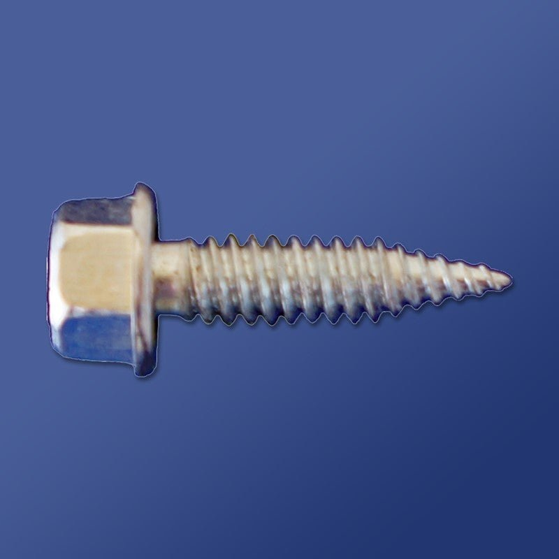 ZIP ULTRA SHARP POINT SCREWS – UNSLOTTED HEX WASHER HEAD (ZINC) #8 x 1/2″ (Box of 8000)