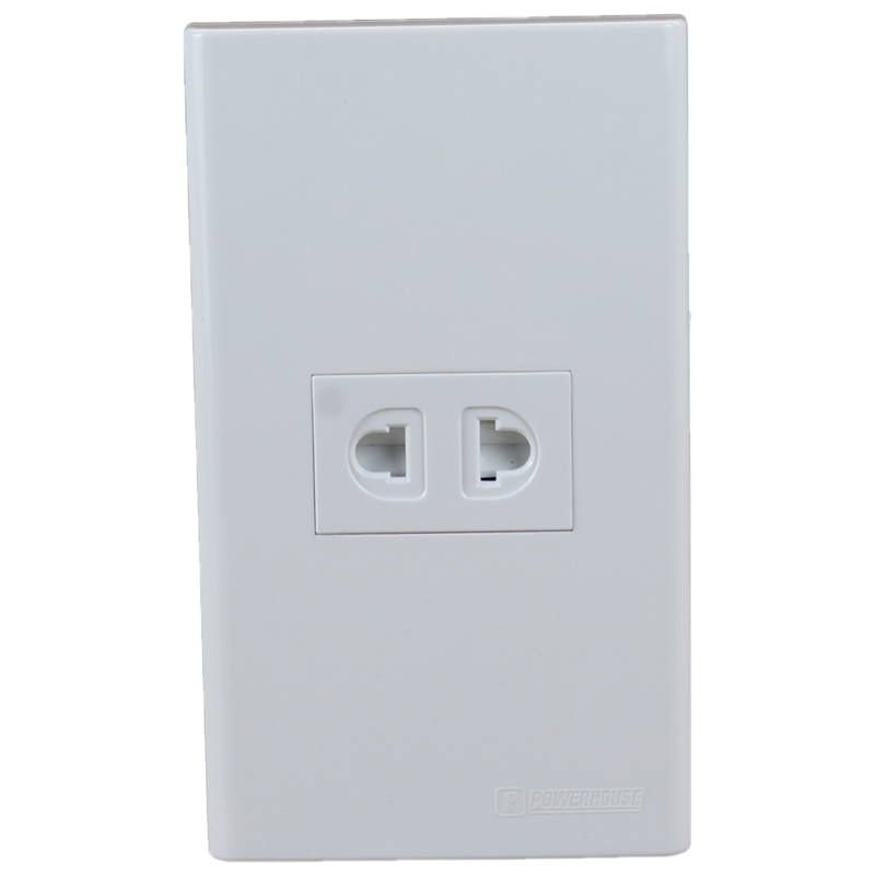1 Gang Plate w/ Universal Outlet 1pc (LHWD-402-P1)