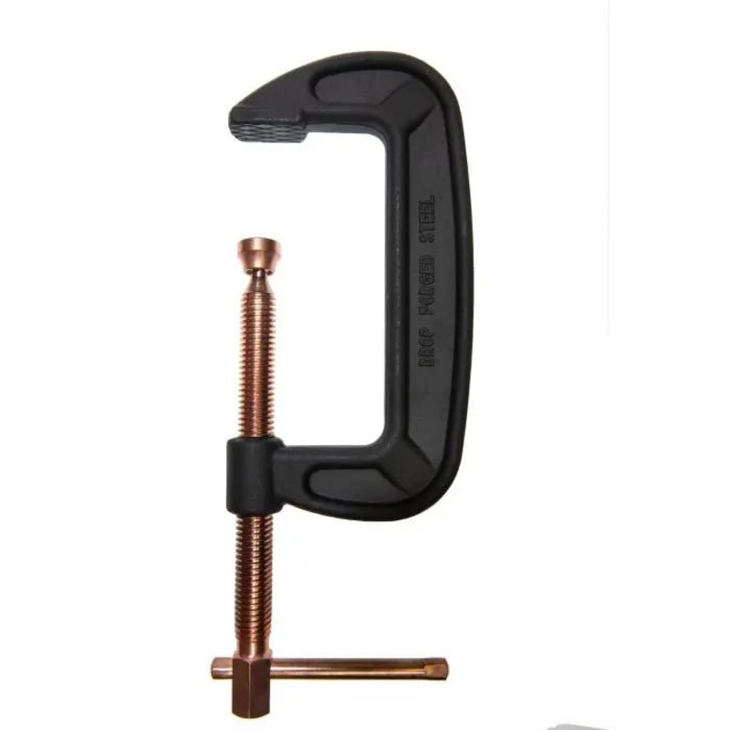 0-12″ Heavy Duty C-Clamp/Copper Spindle
