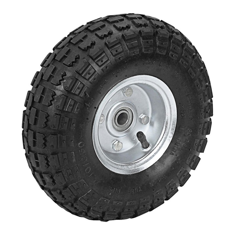 10 in. Pneumatic Tire with Zinc Hub