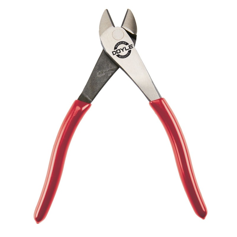DOYLE 8 in. High Leverage Diagonal Cutting Pliers with Angled Head