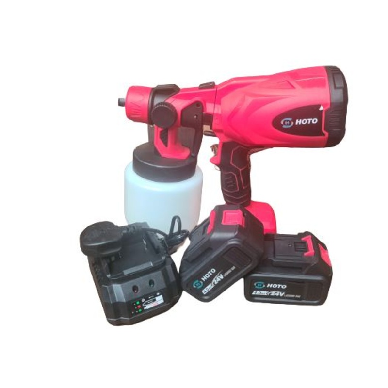 18V Cordless Battery Powered Portable Paint Sprayer Spray Gun Come with 2 Battery & 1 Charger | Model : SGE-CX33