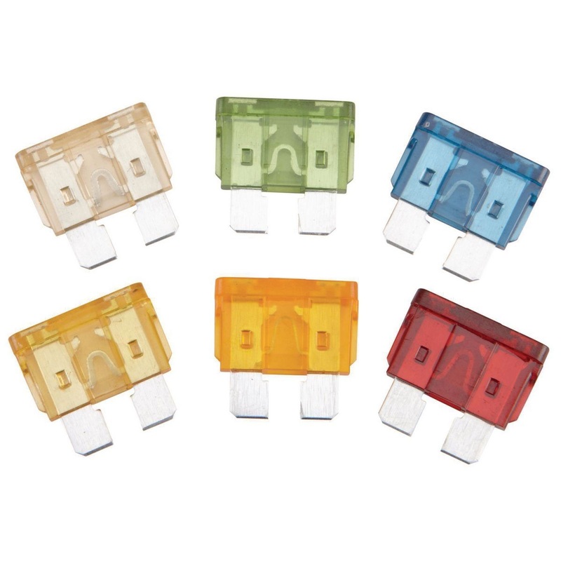 STOREHOUSE Standard Blade Fuse Assortment, 60-Piece