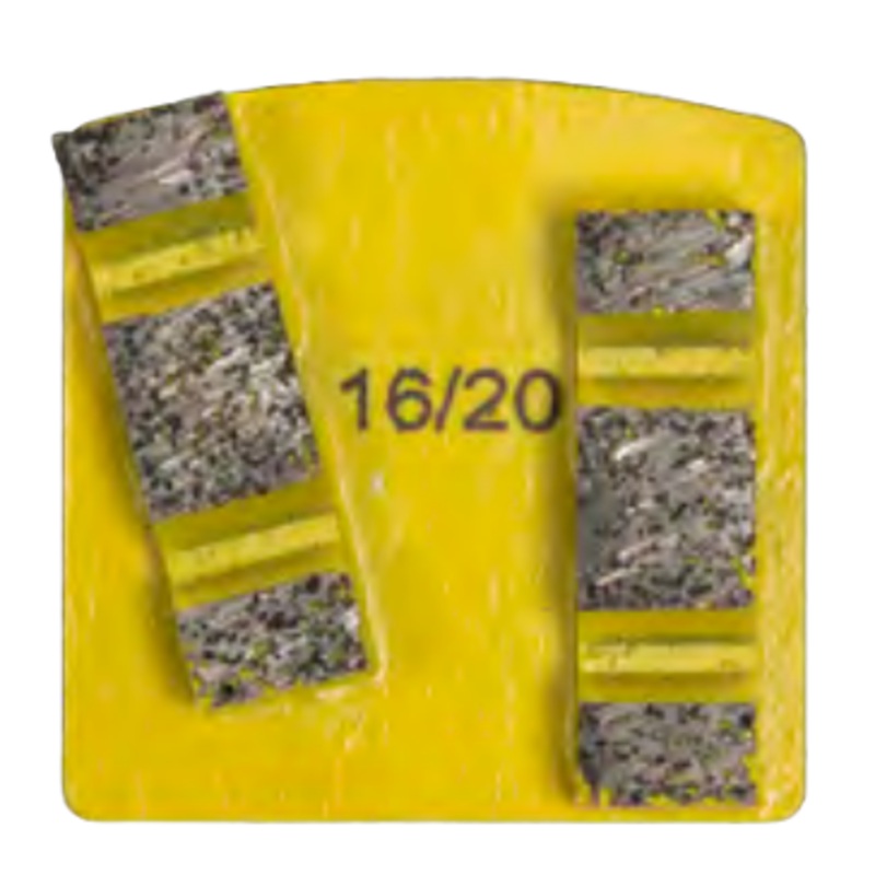 WS Diamond 12MM Double Tools Golden, Soft Bond 16/20 Grit