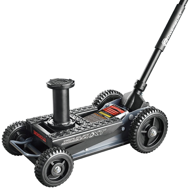 1.5 Ton / 1,360Kg Big Wheel Triple Lift Garage Jack Default