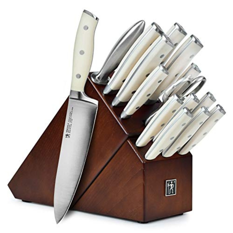Zwilling J.A. Henckels International 16 Piece Forged Accent Knife Block Set – Off-White