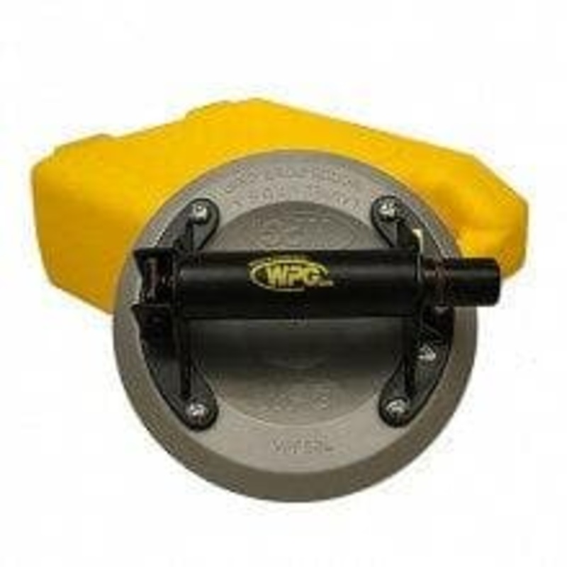 8″ Industrial-Grade Plastic Hand Cup with Low-Marking Vacuum Pad for Flat Surfaces