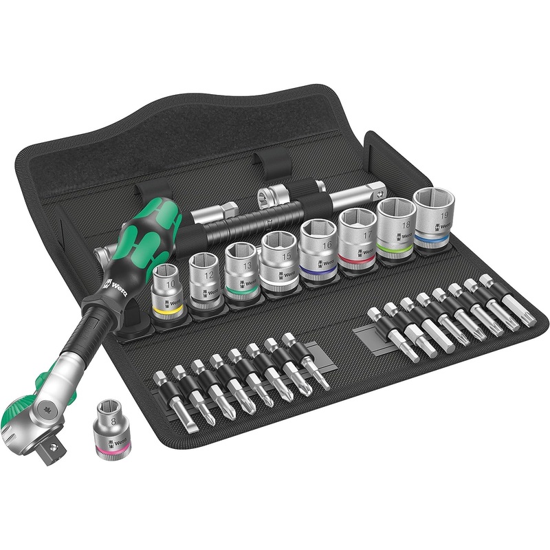 Wera 8100 SB 6 Speed 3/8 29 PC 3/8″ Drive Metric
