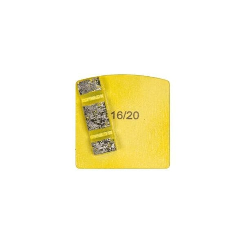 WS Diamond 12MM Single Tools Yellow, Super-Soft 16/20 Grit