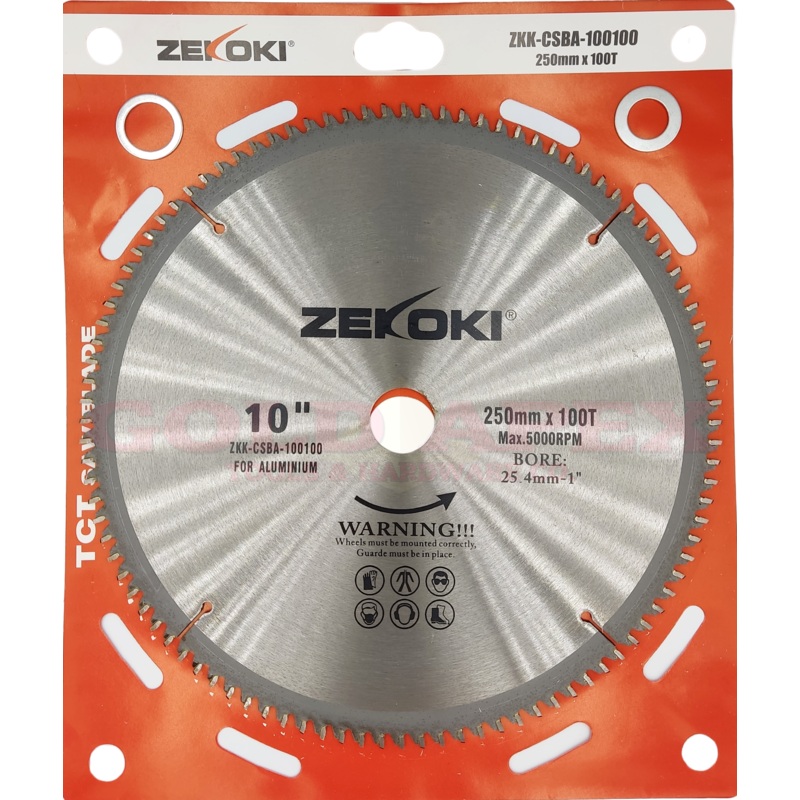 Zekoki ZKK-CSBA-100100 Circular Saw Blade 10″x100T for Aluminum