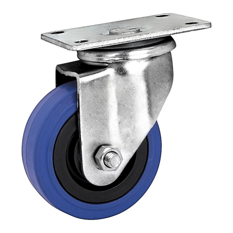 3-1/2 in. Rubber Swivel Caster