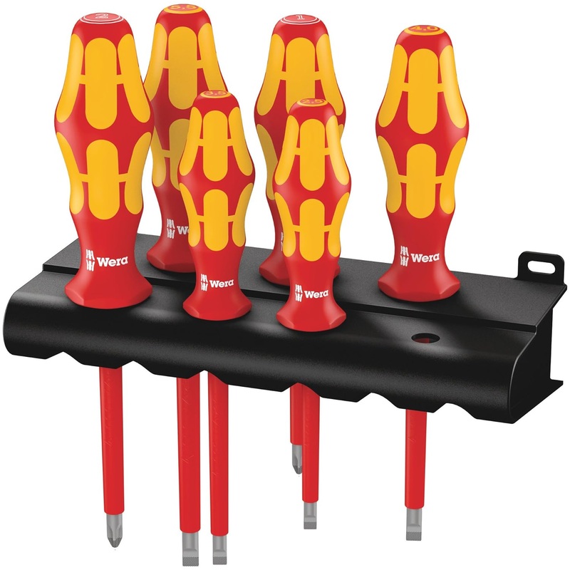 Wera Kraftform Plus 160i/6 Insulated Professional Screwdriver Set – 6 Piece