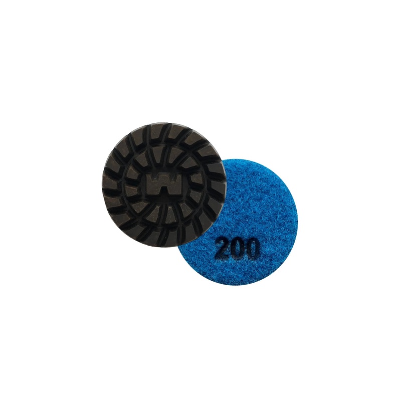 WS Resin 3″ Diamond Concrete Polishing Pads (Set of 9) 200