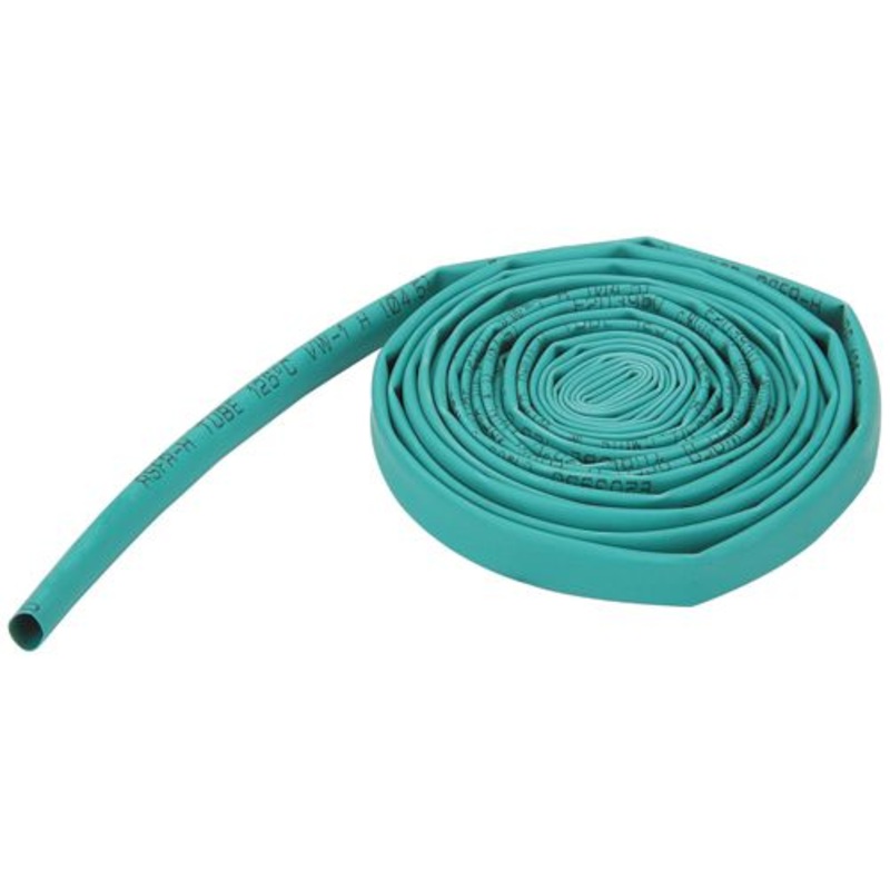CHICAGO ELECTRIC 3/16 in. x 8 ft. Green Heat-Shrink Tubing