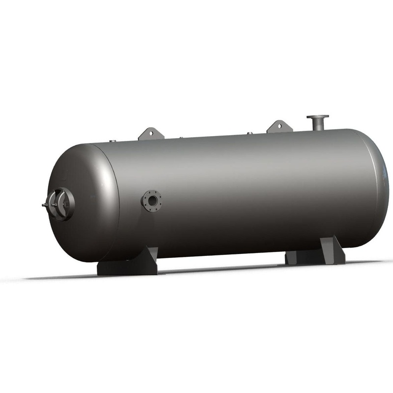 1060ARH200 – 1060 Gallon Horizontal Air Receiver Tank