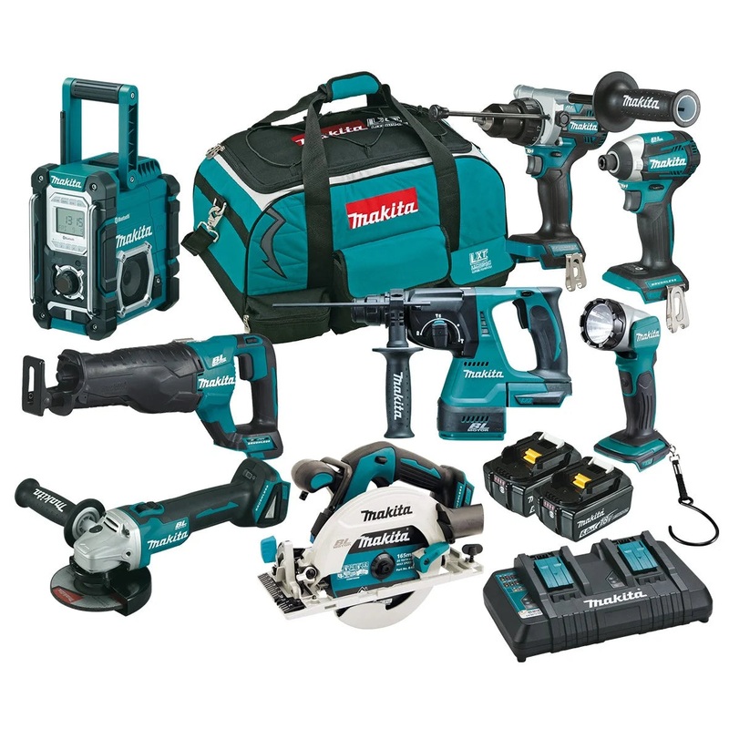 18V BRUSHLESS 8 PIECE COMBO Makita