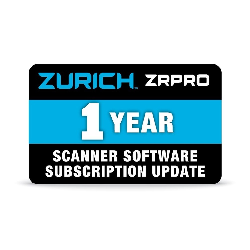 ZURICH Pre-Paid 12-Month Subscription to ZR-PRO Professional Automotive Scanner